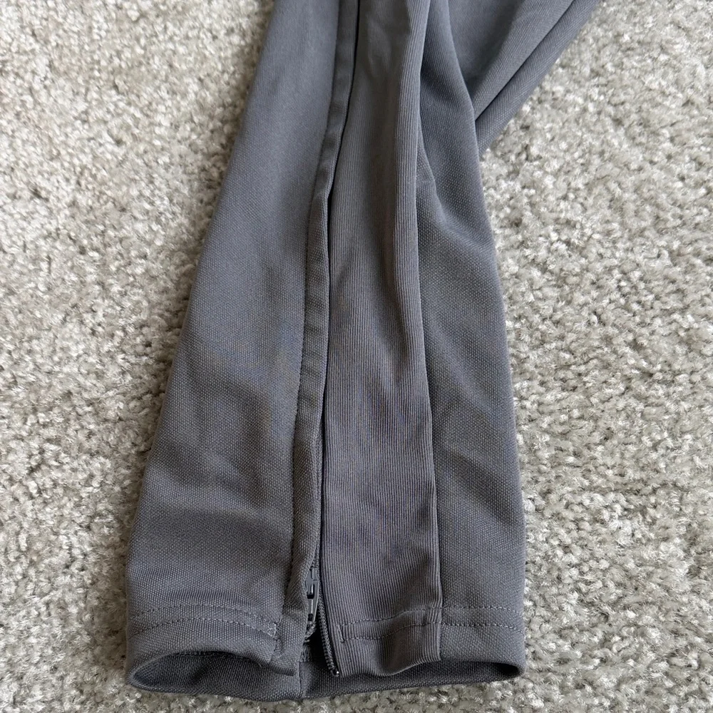 Adidas Charcoal Joggers with White Accents - Picture 2 of 3